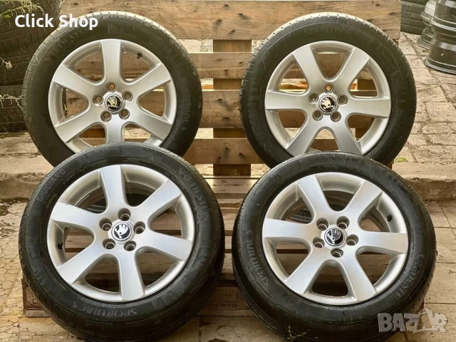 5х100 15 Цола Лети Джанти Skoda Fabia 5x100 Шкода Фабиа, снимка 5 - Гуми и джанти - 52435879