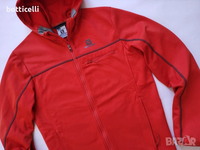 SALOMON AdvanceedSkin Mens Full zip - M - оригинално мъжко горнище, снимка 6 - Спортни дрехи, екипи - 52828920