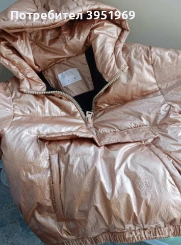 зимно яке zara за момиче 128, снимка 5 - Детски якета и елеци - 53287622