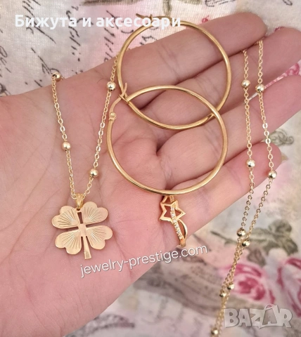 комплект медицинска стомана , снимка 6 - Бижутерийни комплекти - 53228420