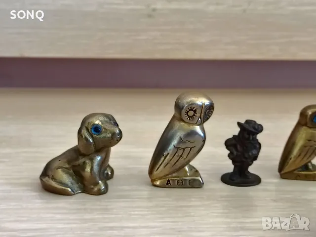Колекционерски Лот Стари Бронзови Фигурки- Животни, снимка 2 - Колекции - 49746378