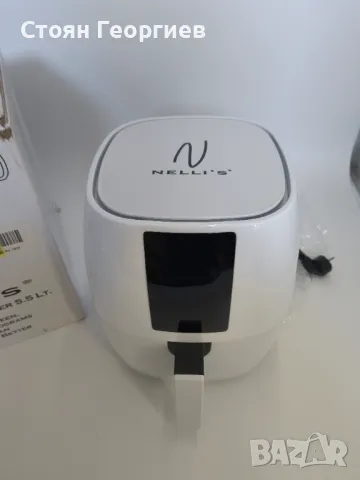 Чисто нов AIRFRYER NELLI'S 5.5 1700w, снимка 3 - Фритюрници - 47001128