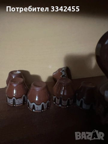 Каничка и чаши за ракия, снимка 3 - Сервизи - 52925836