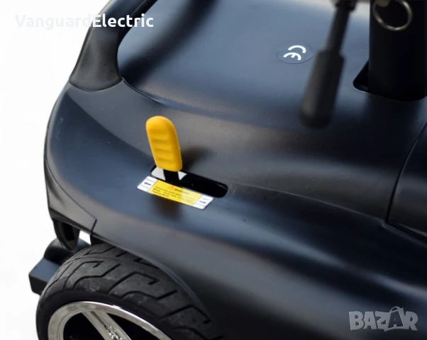 Четириколка за инвалиди на ток MaxElectric BL1 350W - Blue, снимка 5 - Инвалидни скутери - 51261519