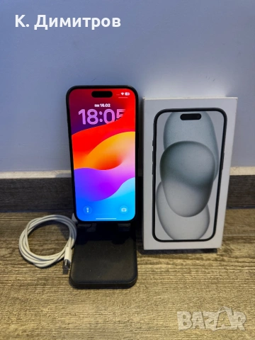 iPhone 15/128GB 100% battery 