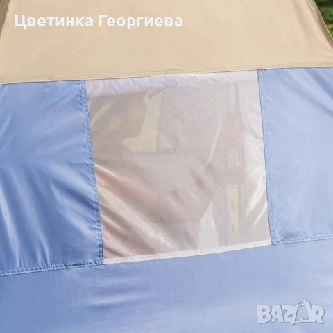 Универсална палатка за къмпинг, плаж, съблекалня или душ - 110x110x190 см, UV защита, снимка 7 - Други стоки за дома - 54194399
