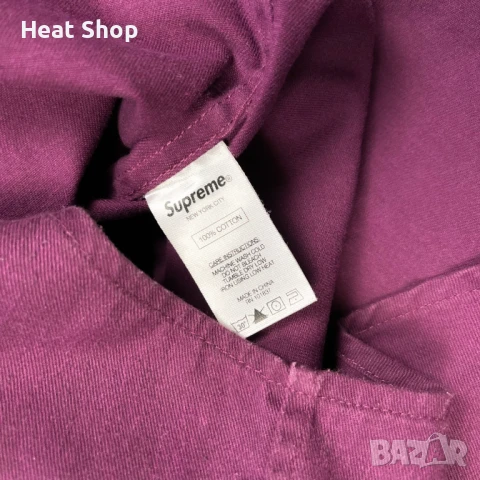 Риза Supreme Pledge Allegiance Dark Violet L/S Shirt, снимка 7 - Ризи - 50503506