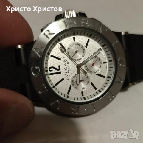 Мъжки луксозен часовник BVLGARI TITANIUM , снимка 13 - Мъжки - 32529890