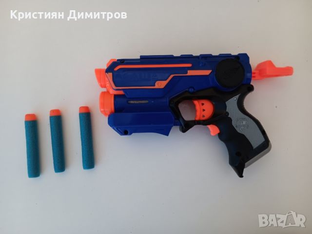 NERF ПИСТОЛЕТ FIRESTRIKE С ЛАЗЕРЕН МЕРНИК , снимка 3 - Други - 46239684