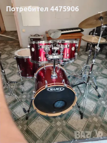 Продавам Професионален Комплект барабани Mapex Meridian Birch, снимка 1