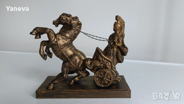 Статуетка с центурион в римска колесница, известна като "колесница на триумфа" , снимка 4 - Статуетки - 53904507