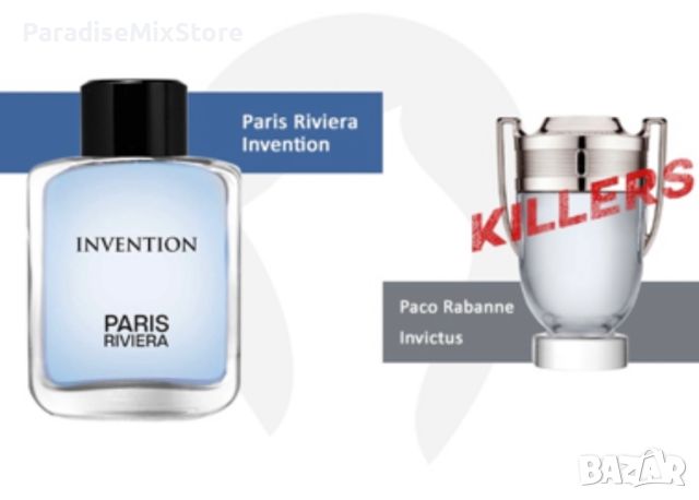 Мъжкият парфюм Paris Riviera Invention има жизнен и енергичен аромат.  Дървесен и воден, снимка 2 - Мъжки парфюми - 45840140