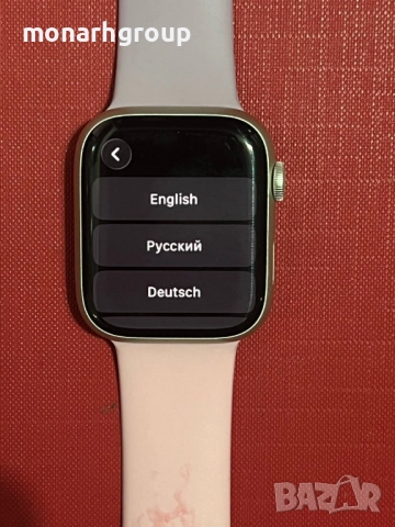 Смарт часовник Apple watch series 8 45mm със зарядно, снимка 2 - Дамски - 52192173