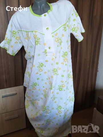 Дамска нощница Крепон , снимка 2 - Нощници - 51091978