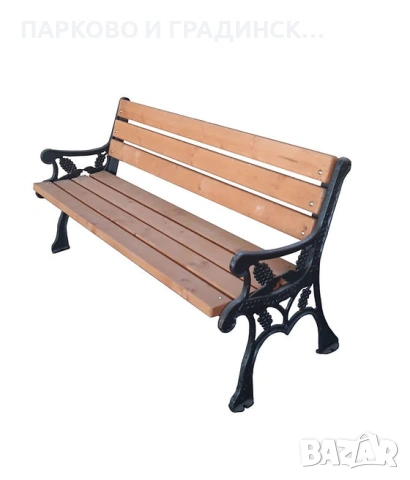 Пейка,паркова,градинска,дължина 200 см., снимка 3 - Градински мебели, декорация  - 53623080