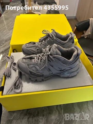 Balenciaga Track Recycled Sole Gray, снимка 7 - Маратонки - 48653674