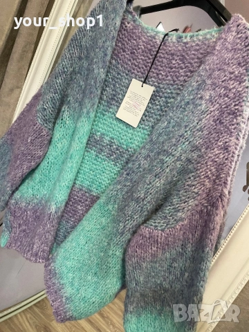 Плетиво Дамска жилетка , снимка 3 - Жилетки - 53606434