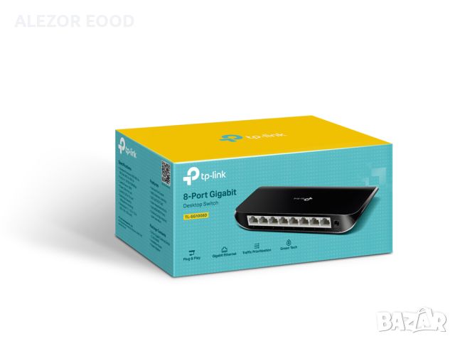 8-Port Gigabit Desktop Switch TL-SG1008D, снимка 6 - Друго търговско оборудване - 45555437