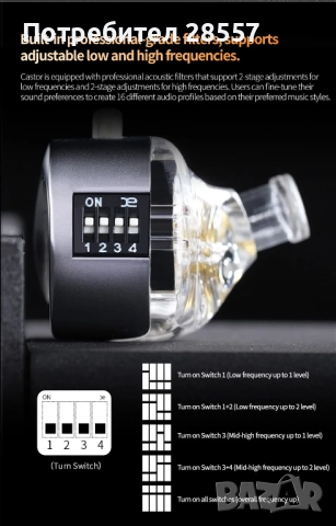 Нови- неотваряни KZ Castor Harman Слушалки тип iem, снимка 7 - Слушалки и портативни колонки - 52380630