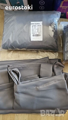 PONY DANCE Комплект от 2 бр. завеси за спалня, непрозрачни,  В 145 x Ш 140 см. Зимни завеси, плътно , снимка 8 - Пердета и завеси - 51344870