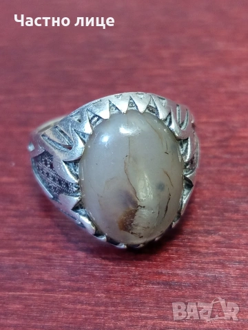 Мъжки сребърен пръстен, снимка 9 - Пръстени - 54266784