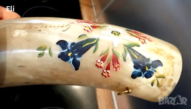 Ловен рог, снимка 2 - Антикварни и старинни предмети - 50368551