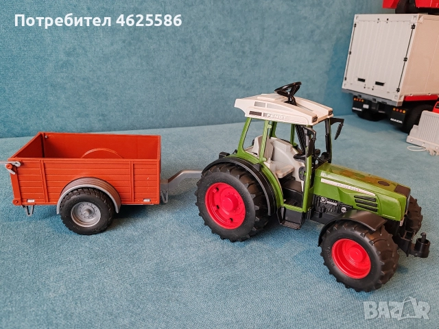 Bruder трактор с ремарке , снимка 4 - Коли, камиони, мотори, писти - 52687047
