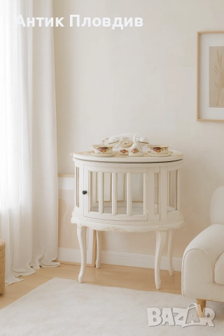 Барче - овал/бяло, снимка 3 - Секции и витрини - 52737630