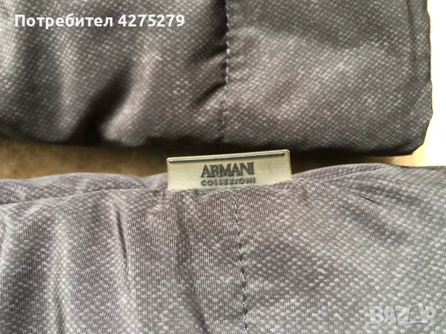 Armani Collezioni мъжко пухено яке р-р 50, снимка 3 - Якета - 49006198