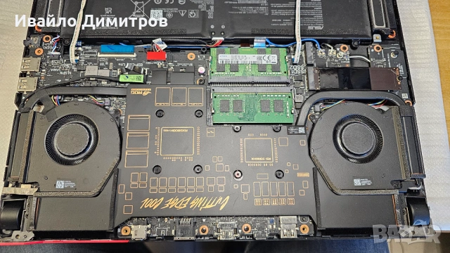 Asus ROG Strix Ryzen 9 5900HX / Radeon™ RX 6800M 12GB / 32GB DDR4 / 1TB NVME, снимка 3 - Лаптопи за игри - 53928898