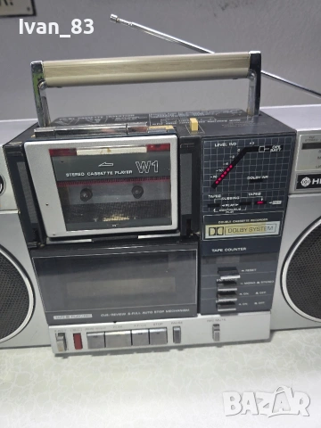 Радиокасетофон Hitachi trk W1e, снимка 3 - Радиокасетофони, транзистори - 53048612