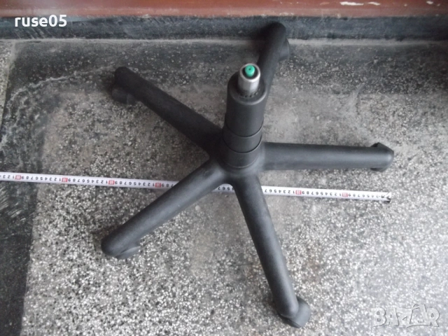 Кръстачка с колелца и газов амортисьор за офис стол - 4, снимка 2 - Столове - 53758426