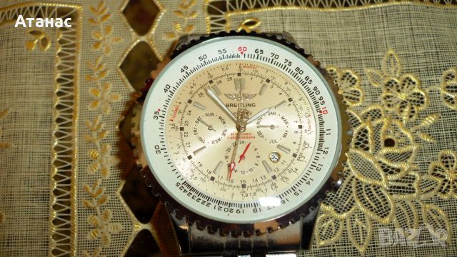 Мъжки луксозен механичен часовник BREITLING, снимка 2 - Мъжки - 45096377