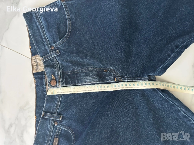Оригинални мъжки дънки Wrangler размер 36, снимка 8 - Дънки - 54246403