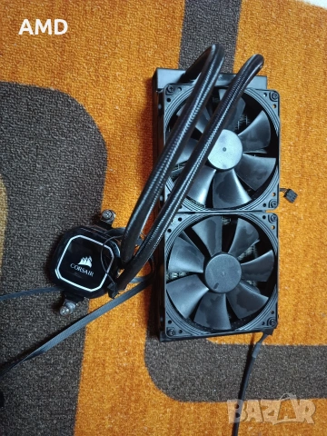 Водно охлаждане 240мм Corsair H100i RGB PRO XT Liquid AM4, снимка 2 - Други - 53847081