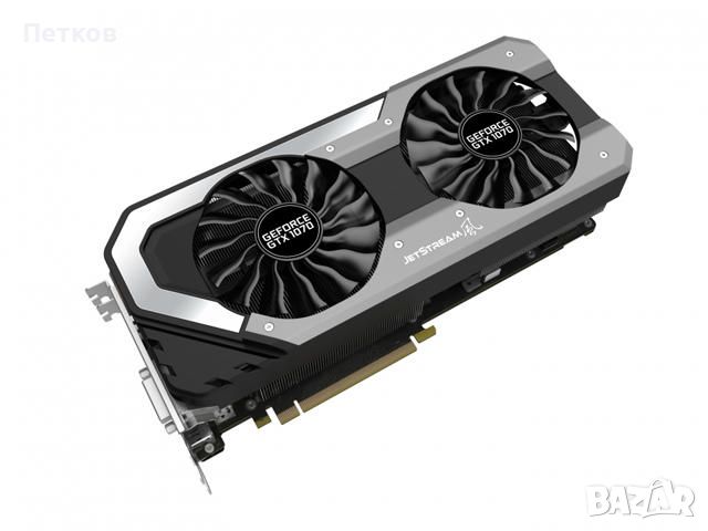 Palit GeForce GTX 1070 JetStream 8GB GDDR5 256bit, снимка 12 - Видеокарти - 37990221