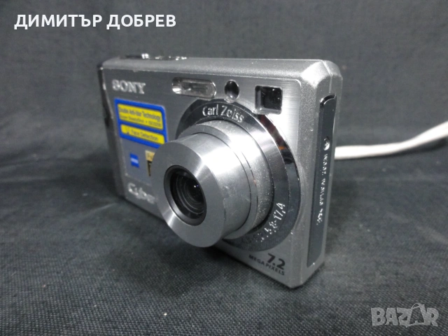 ЦИФРОВ ФОТОАПАРАТ SONY CYBER-SHOT DSC-W80 7.2MP DIGITAL CAMERA, снимка 4 - Фотоапарати - 53725615