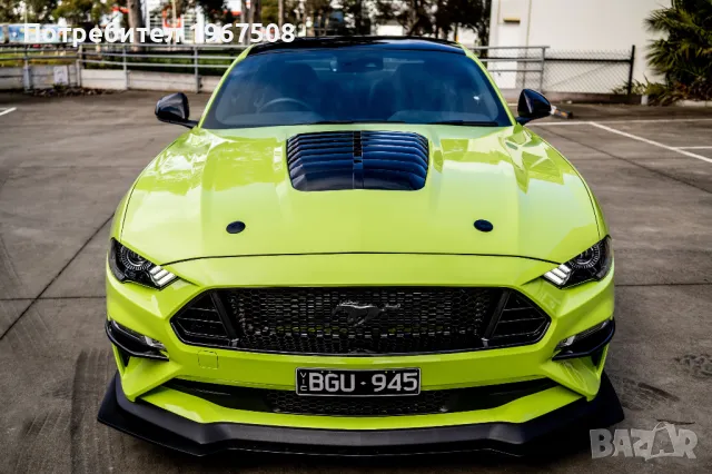 Тунинг преден капак GT500 версия за Форд Мустанг 2018 - 2023, снимка 1 - Части - 47398778