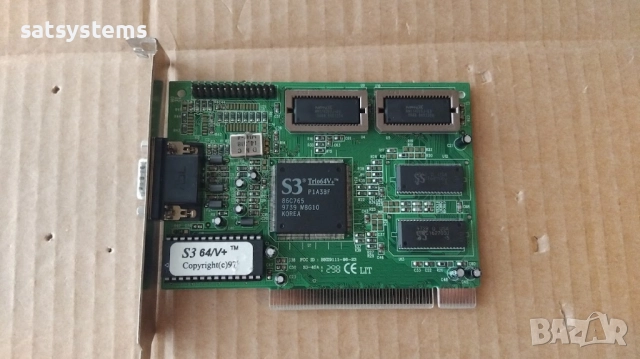 Видео карта S3 Trio 64V+ Trio S3-4SA 2MB PCI
