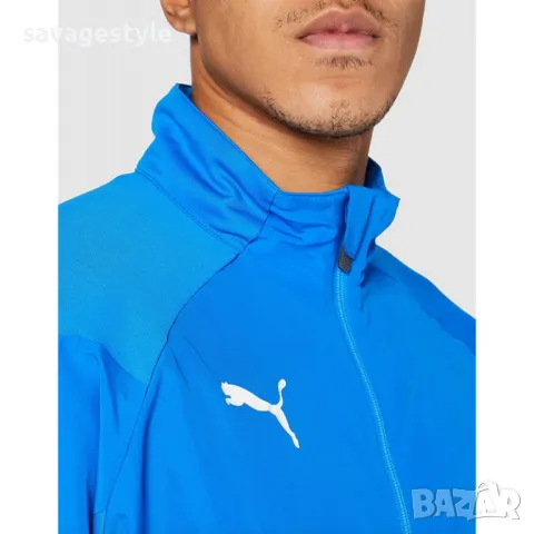 Мъжко спортно горнище PUMA LIGA Sideline Jacket Blue, снимка 3 - Спортни дрехи, екипи - 47391385