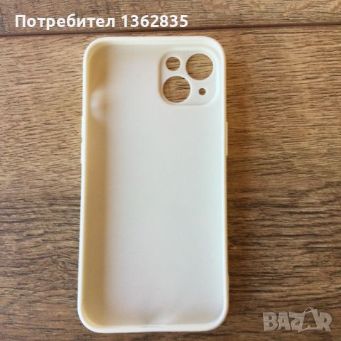 НОВ оригинален бежов силиконов калъф / кейс за IPHONE 13 на Tom and Jerry от САЩ, снимка 5 - Калъфи, кейсове - 46608181