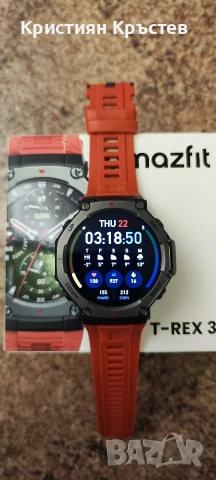 НОВО!!!  Amazefit T-Rex 3, снимка 2 - Смарт часовници - 53215494