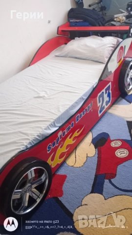 Детско легло кола+рамка и матрак