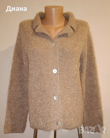 Дамска жилетка-ламска вълна с мохер