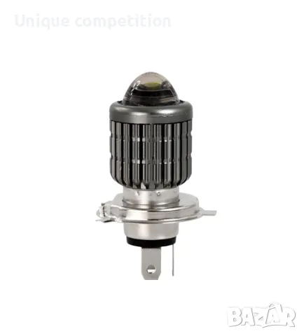 МОТО LED КРУШКА С ЛУПА  HS1/H4 M-TECH, снимка 2 - Аксесоари и консумативи - 49676269