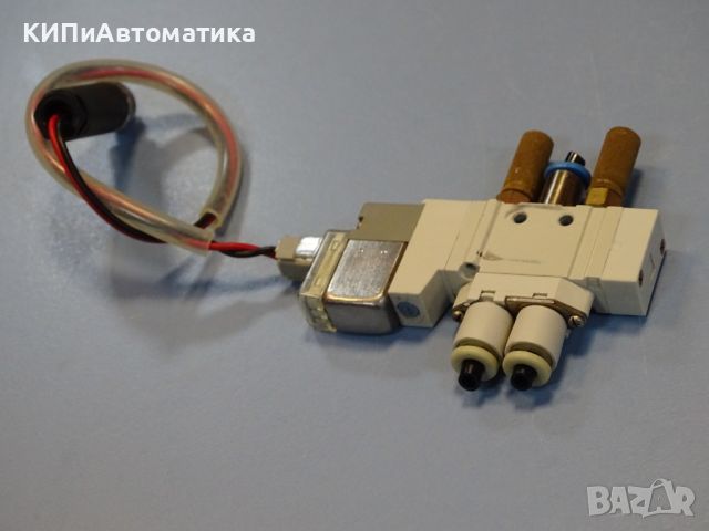 пневматичен разпределител SMC SY3120-5LOU-C4-Q solenoid valve 24VDC, снимка 6 - Резервни части за машини - 46584875