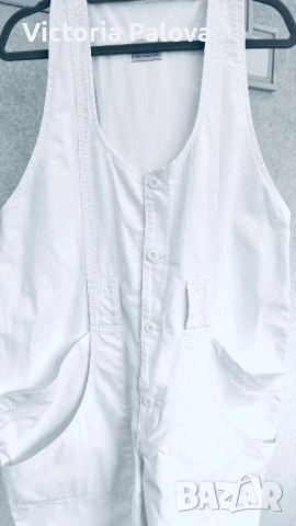 Оригинален бял деним гащеризон RIFLE Италия – автентичен модел, снимка 7 - Гащеризони - 54084701