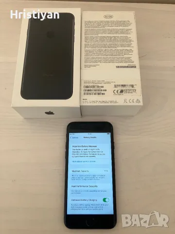 Iphone 7 Черен 32gb, снимка 1 - Apple iPhone - 48100606