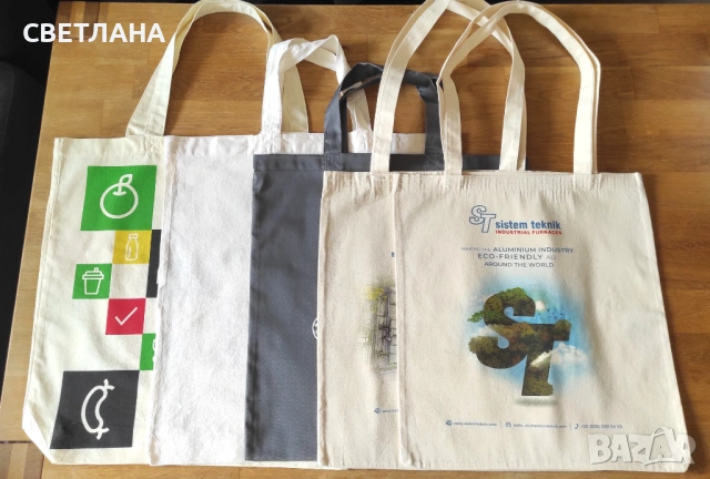 Чанти от плат за пазаруване, снимка 6 - Чанти - 54178867