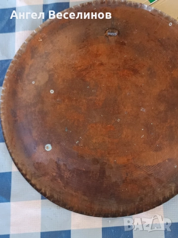 медна чиния за стена , снимка 4 - Декорация за дома - 54171411